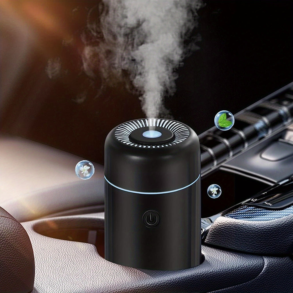 [Portable Car Diffuser] Mini Portable USB Car Diffuser Humidifier | Essential Oil Air Freshener, Cool Mist for Car, Home, Office, Bedroom