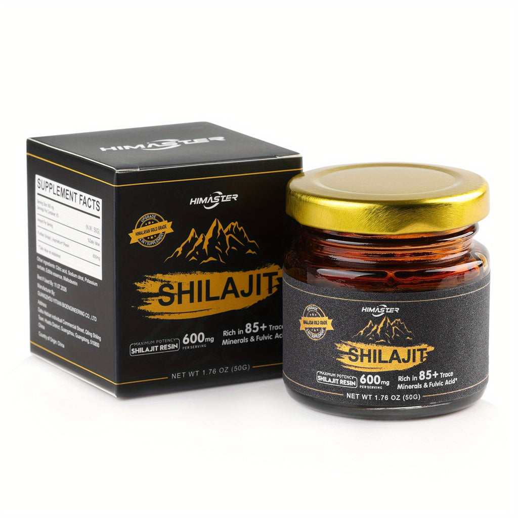 Shilajit Pure Himalayan Golden Shilajit Resin- Sweet Shilajit Resin With 85+ Trace Minerals& Fulvic Acid For Energy, Comes With A Spoon