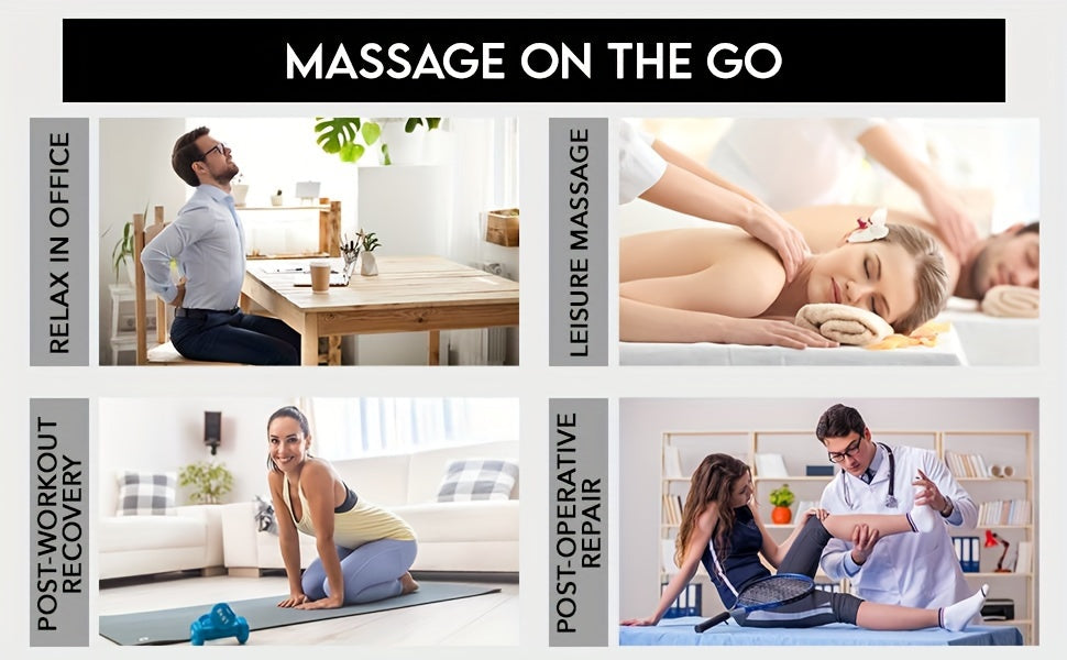 Handheld Electric Muscle Massager, Deep Tissue Massage Gun for Full Body and Back Arm Massage, Suitable for Sports and Fitness, Gifts for Both Men and Women, Gifts for Parents, Father's Day Gifts