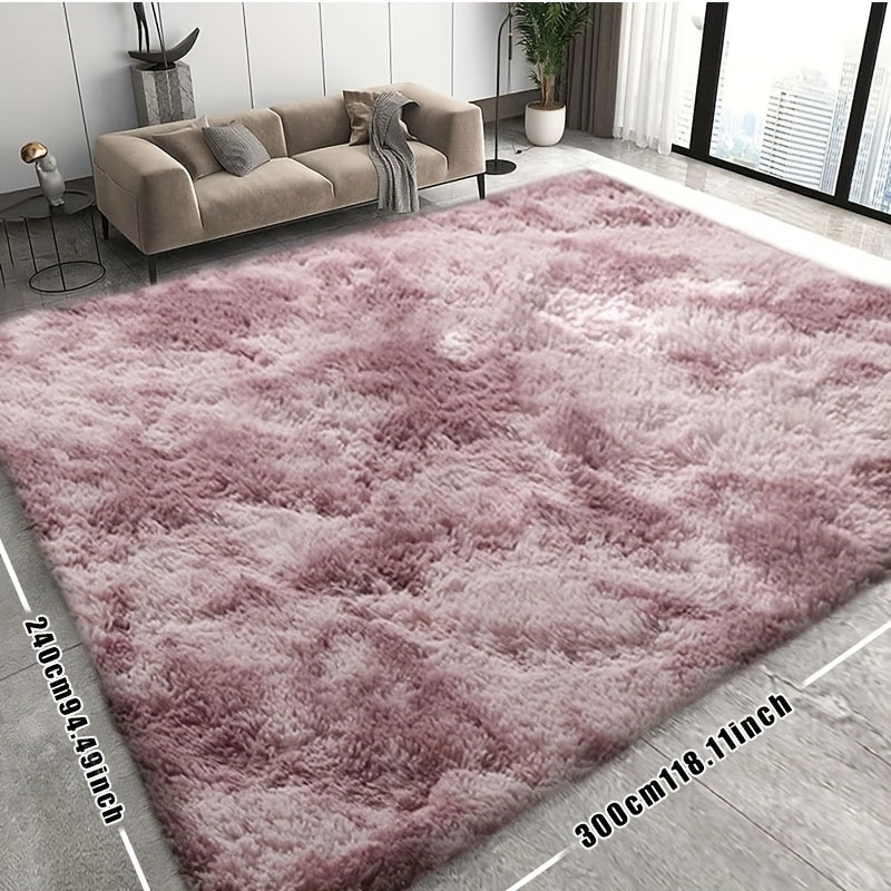 1pc Of Super Soft And Thickened Fluffy Living Room Rug, Soft Plush Rug, Bedroom Interior Rug, Fluffy Faux Fur Rug, For Living Room