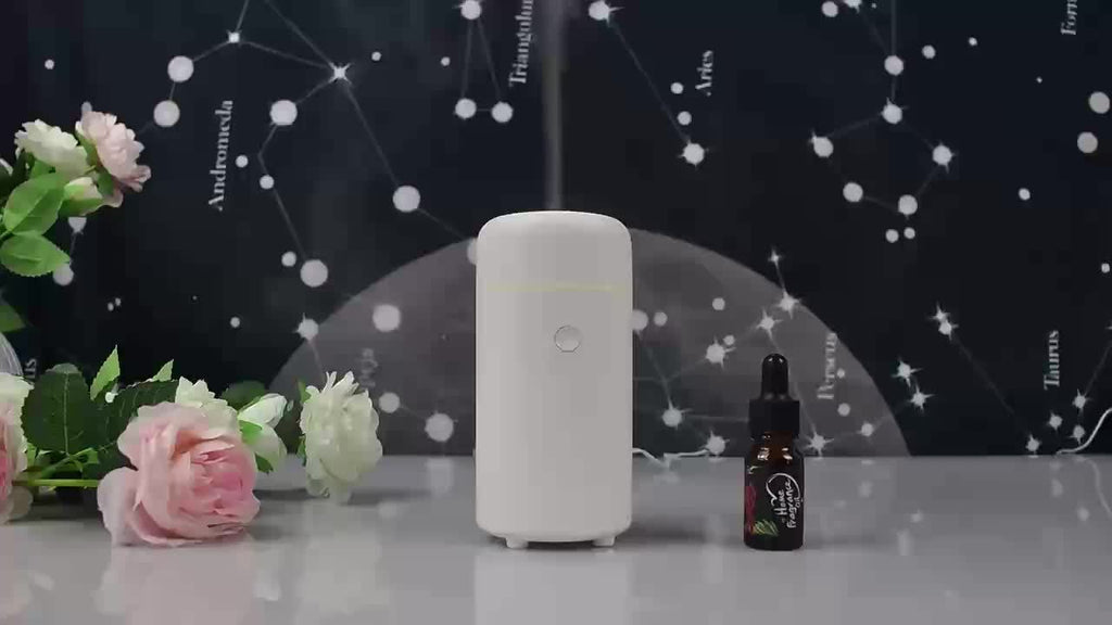 [Portable Car Diffuser] Mini Portable USB Car Diffuser Humidifier | Essential Oil Air Freshener, Cool Mist for Car, Home, Office, Bedroom