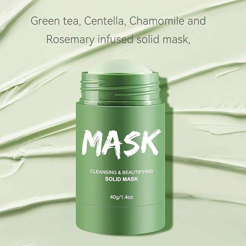 [Maxylva Clay Mask] Maxylva Unisex-Adult Clay Mask Stick | Moisturizing, Deep Cleansing, Paraben-Free for All Skin Types, Green Tea Scented, Beauty Care