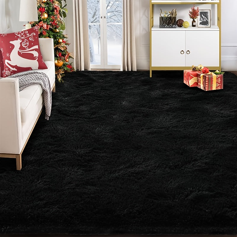 1pc Of Super Soft And Thickened Fluffy Living Room Rug, Soft Plush Rug, Bedroom Interior Rug, Fluffy Faux Fur Rug, For Living Room