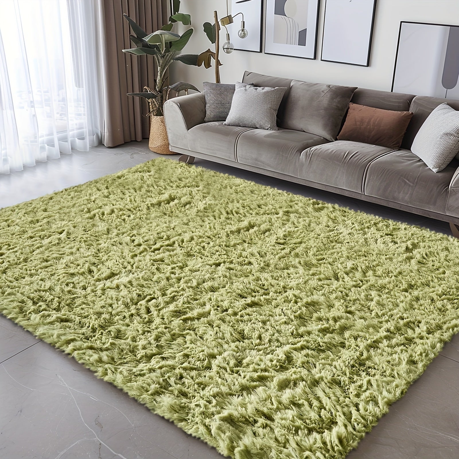 Rugs For Living Room, Super Soft Fluffy Shaggy 8x10 Area Rugs For Bedroom, Cozy Floor Mats, Plush Indoor Carpet For Kitchen, Faux Fur Rug For Room, Home Decor, Housewarming Gift, Door Mat