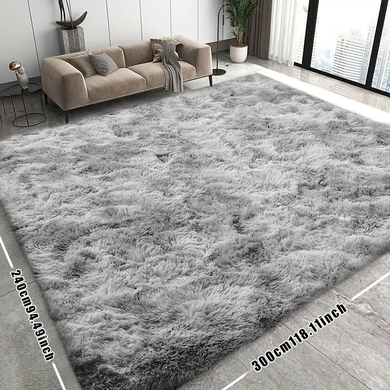 1pc Of Super Soft And Thickened Fluffy Living Room Rug, Soft Plush Rug, Bedroom Interior Rug, Fluffy Faux Fur Rug, For Living Room