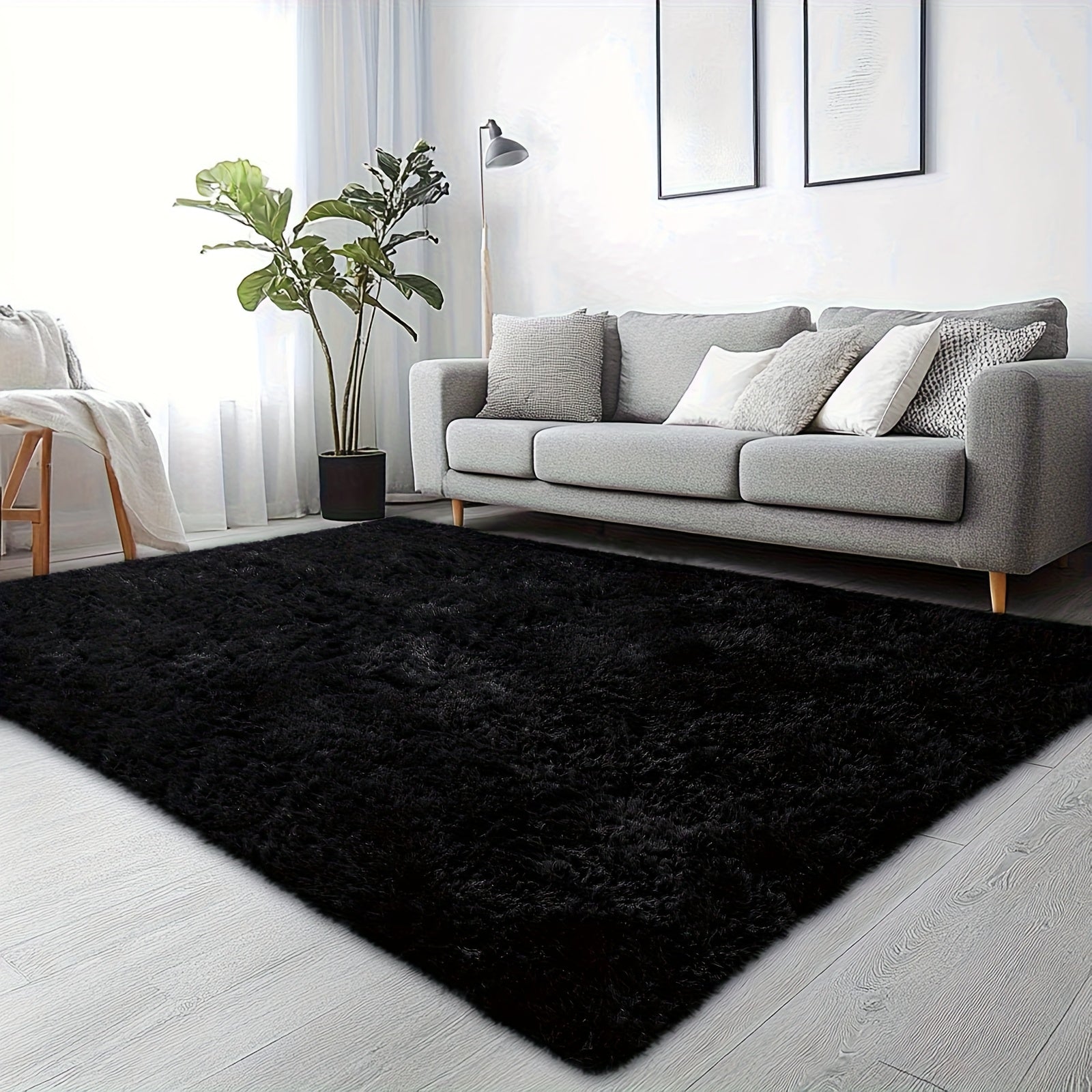 Rugs For Living Room, Super Soft Fluffy Shaggy 8x10 Area Rugs For Bedroom, Cozy Floor Mats, Plush Indoor Carpet For Kitchen, Faux Fur Rug For Room, Home Decor, Housewarming Gift, Door Mat