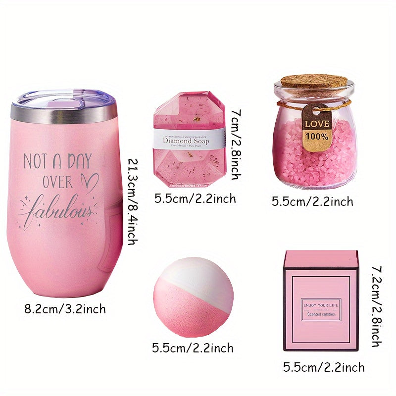 [Spa Gift Basket Set for Women] Self-Care Spa Gift Basket Set for Women - Valentine's Day, Mother's Day Gifts for Wife, Girlfriend, Daughters, Mothers, Best Friends, Sisters