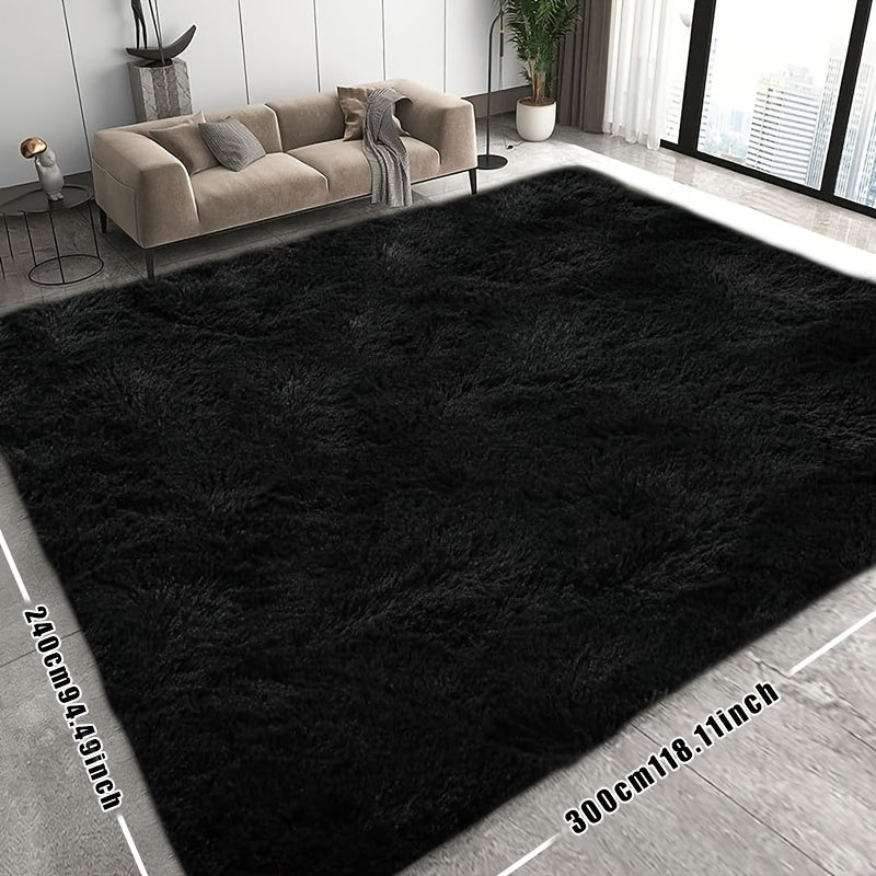 1pc Of Super Soft And Thickened Fluffy Living Room Rug, Soft Plush Rug, Bedroom Interior Rug, Fluffy Faux Fur Rug, For Living Room