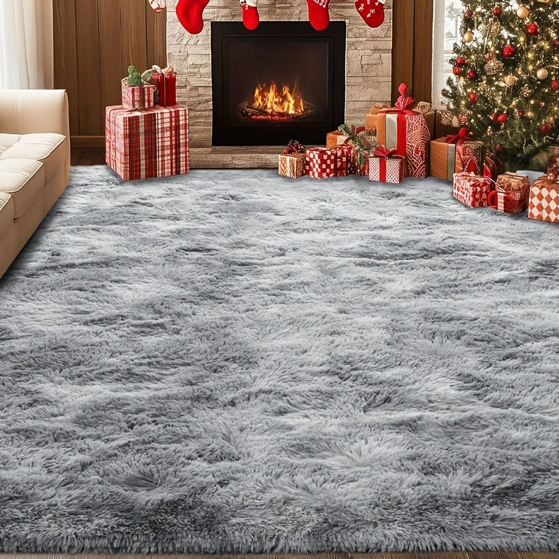 1pc Of Super Soft And Thickened Fluffy Living Room Rug, Soft Plush Rug, Bedroom Interior Rug, Fluffy Faux Fur Rug, For Living Room