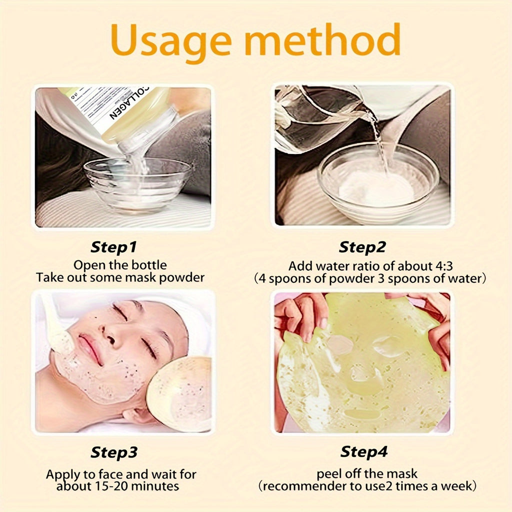 LANIMPRESS Collagen Jelly Mask - Natural Gel Hydro Face Mask, -Off Hydro Jelly for All Light Beige Types, Moisturizing &, Alcohol-Free, Unscented, for all Light Beige Types, Collagen Face Mask, Skincare Routine, Skincare Love