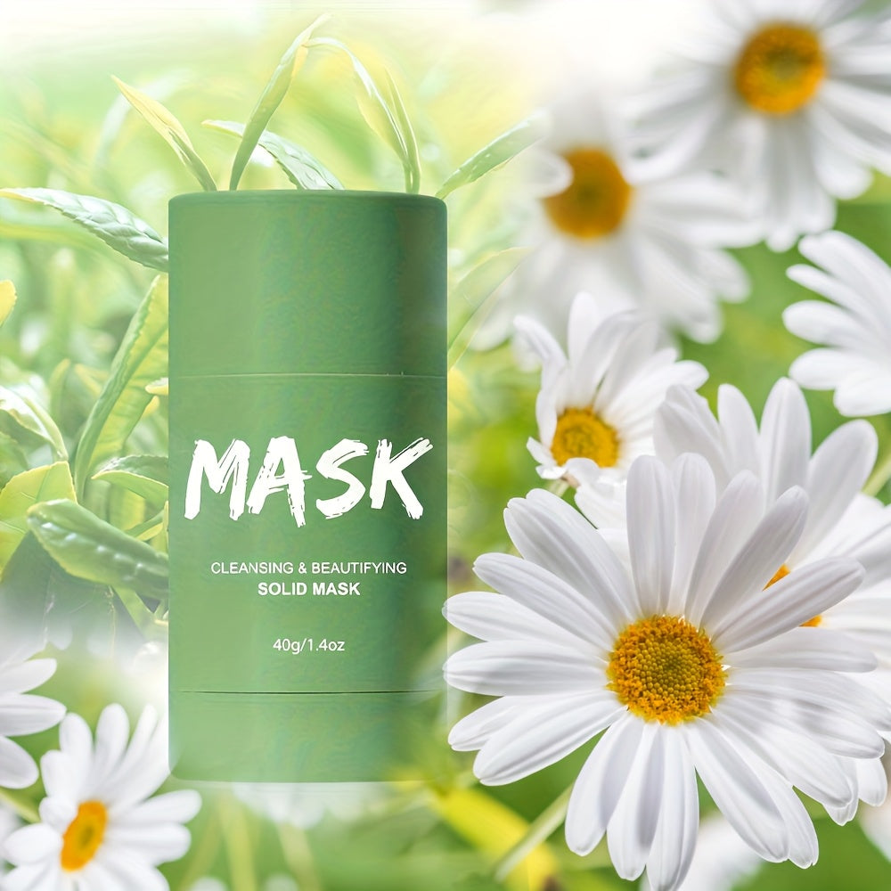 [Maxylva Clay Mask] Maxylva Unisex-Adult Clay Mask Stick | Moisturizing, Deep Cleansing, Paraben-Free for All Skin Types, Green Tea Scented, Beauty Care