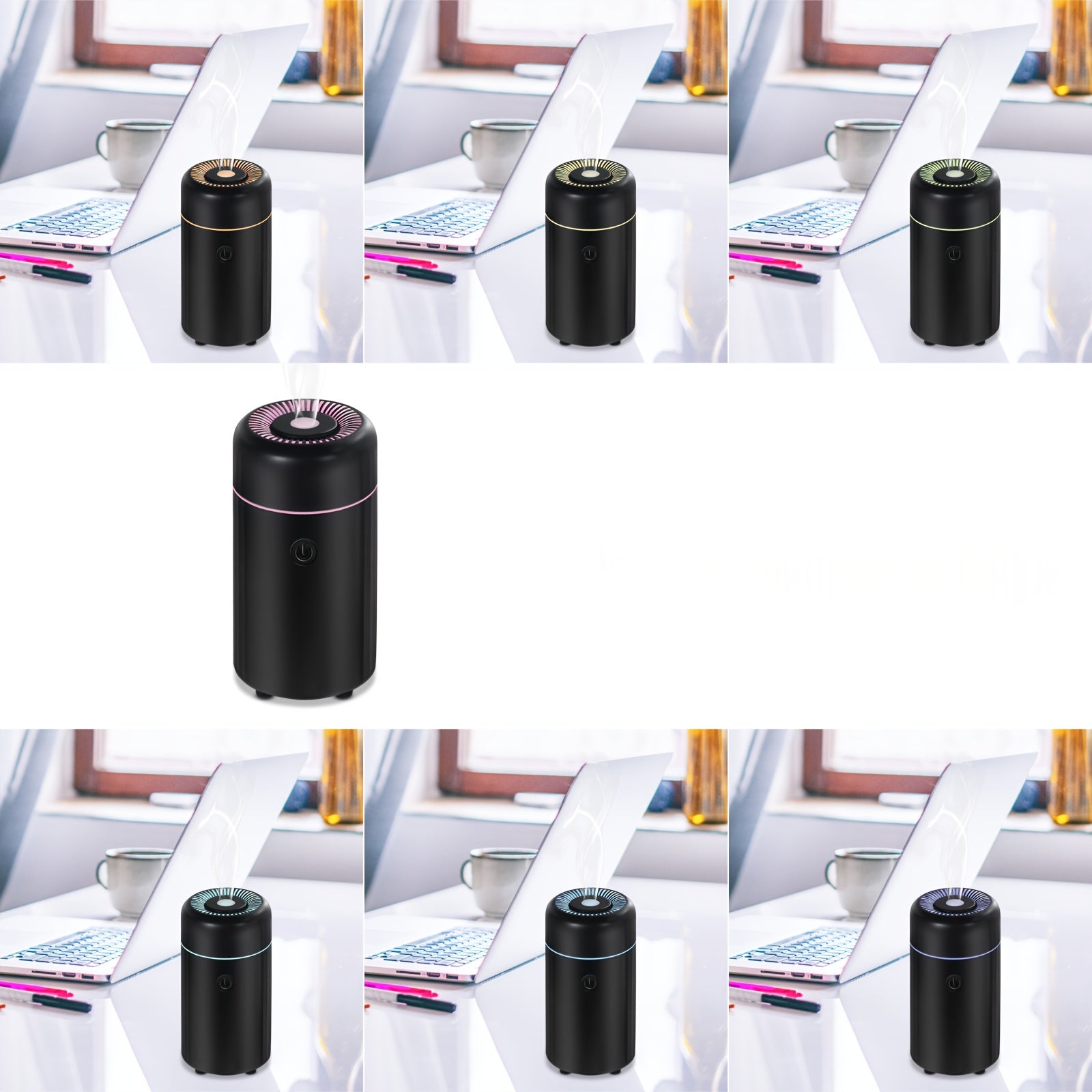 [Portable Car Diffuser] Mini Portable USB Car Diffuser Humidifier | Essential Oil Air Freshener, Cool Mist for Car, Home, Office, Bedroom